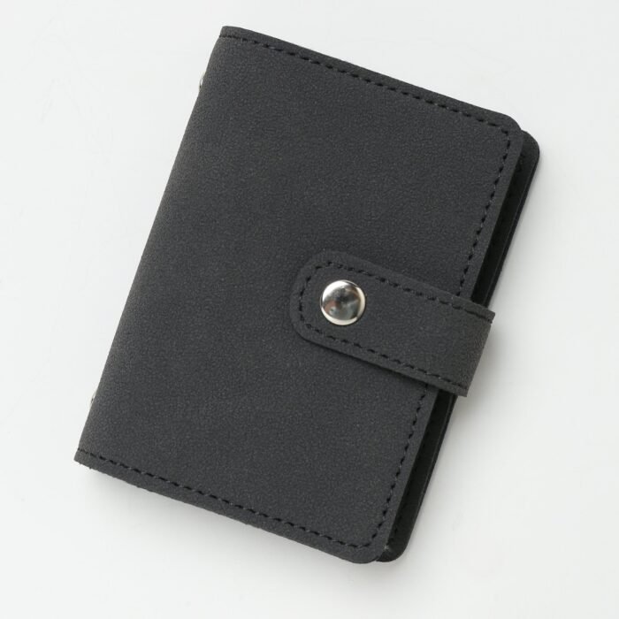 26 Card Slots Pu Leather Credit Card Storage Bag Unisex Simple Texture Multi-Card Slot Card Bag Coin Purse - Image 29