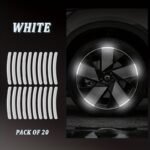 20 Packaged Wheel Safety Warning Stickers; High-Quality Materials, Self-Adhesive, Easy Installation; Protect Driving Safety With Early Warnings - Image 8