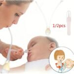1Pc/2Pcs Newborn Baby Stuff Infant Noses Suction Snot Cleaner Baby Mouth Catheter Children Cleaning Suction Suction Safety Nose Cleaner, Halloween Thanksgiving Day Christmas Gift