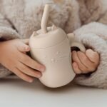 (Cat) Tiny Youngsters Learning Cup, Soft Rubber Training Cup 6Oz, Portable Feeding Cup With Lid & Straw (Leak Proof, Including Cute Stopper), Food Grade Silicone Cup For Beginner, Easy To Grasp, Easy To Clean,Christmas And Thanksgiving Gifts - Image 4