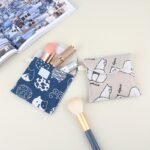 1Pc Stylish Multi-Purpose Travel Organizer Bag - Perfect For Toiletries, Sanitary Pads, And Cosmetics! Large Capacity Portable Storage With Unique Animal & Plant Designs (Blue Fox, White Goose, Green Leaves, Pink Flowers) - Image 10