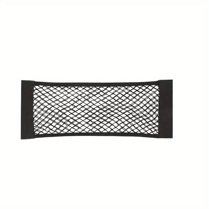 A Universal Storage Bag With Elastic Rope Net For The Back Of Car Seats, Designed To Organize Belongings. - Image 4