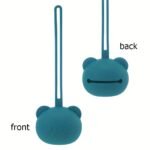 1Pc Bpa-Free Newborn Silicone Cute Colorful Panda Pacifier Case (38G), Food-Grade Silicone For Boys And Girls' Strollers And Diaper Bags, Travel Bag For Travel Comfort, Cute Style Can Also Be Used As Mommy Bag Accessory, Thanksgiving Theme - Image 18