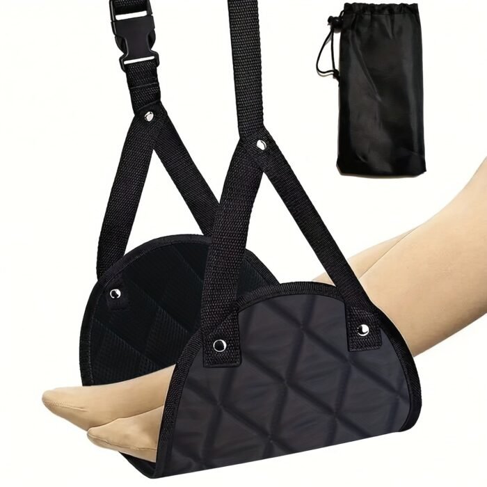 1Pc Travel Accessories Portable Simple Travel Airplane Footrest Adjustable Travel Harness Lightweight Hammock Footrest - Image 5