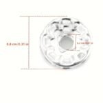 100/600Pcs Round Interval Beads 8Mm (0.31In) Silvery Plated Czech Crystal Rhinestones Used In Jewelry For Loose Bead Bracelets - Image 6