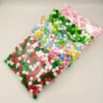 10/15/20Mm Multicolor Polyester Diy High Elasticity Pom-Pom Balls - Miandudu Fantasy Butterfly Theme - Image 2