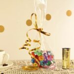 1 Roll, 91.44 Meter Curling Ribbon, Crimped Curling Ribbon Metallic Balloon Ribbon Gift Wrap Ribbon Balloon String Shiny Wrapping Ribbon For Crafts, Christmas, Birthday, Wedding, Party Decoration, Ribbons For Bouquets, Flower Wrapping Paper, Craft Supplies, Fabric, Handmade Wedding Bouquets Material - Image 14