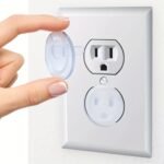 10 Pack Baby Proofing Outlet Covers With Secure Hidden Handle - Childproof Square Socket Protectors, Durable Plastic Non-Toxic For Electrical Outlets, Toddler Safety Plug Covers For Home Protection, Discreet Design