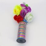 1 Roll, 91.44 Meter Curling Ribbon, Crimped Curling Ribbon Metallic Balloon Ribbon Gift Wrap Ribbon Balloon String Shiny Wrapping Ribbon For Crafts, Christmas, Birthday, Wedding, Party Decoration, Ribbons For Bouquets, Flower Wrapping Paper, Craft Supplies, Fabric, Handmade Wedding Bouquets Material - Image 16