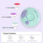 (Without Battery)3Pcs Electric Baby Nail Trimmer Kid Nail Polisher Tool Infant Manicure Scissors Baby Hygiene Kit Baby Nail Clipper Christmas Halloween Thanksgiving Children'S Gifts - Image 8