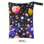 1Pc Reusable Wet Bag Wet Dry Bags For Cloth Diapers & Breast Pump Parts Beach Pool Gym Bag Stroller Yoga Toiletries Daycare Organizer For Swimsuit Wet Clothes - Image 3