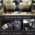 1Pc Felt Car Seat Storage Bag - Perfect For Storing Interior Supplies, Children'S Goods & More - Backrest Mounted! - Image 4