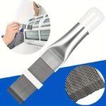 1Pc Air Conditioning Fin Cleaning Comb Stainless Steel Brush Fin Straightener Air Conditioner Cleaning Tool - Image 6