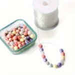 109 Yards Transparent Elastic Beading Cord, 0.5Mm Round Crystal Rubber Thread For Diy Jewelry Making - Ideal For Bracelets & Crafts, Beads For Bracelets - Image 5