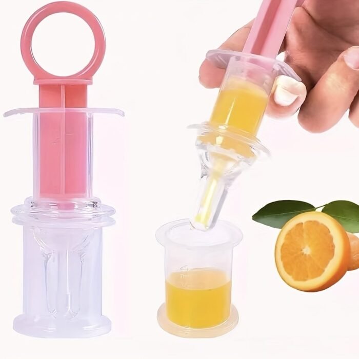 20Ml/0.7Oz Liquid Baby Medicine Dropper With Measure Cup, Silicone Oral Feeding Syringe With Pacifier, Juice Water Medicine Dispenser Dropper, Syringe Baby Feeder For Newborn Infant, Christmas Gift - Image 6