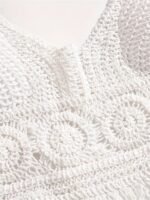 Bohemian Ethno-Style Embroidered Chest Cup Embroidery, Halterneck Small Vest, Suspender Short Backless Openwork Swimsuit Top, Bikini Women'S Swimsuit - Image 8