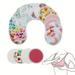 8Pcs Bamboo Breastfeeding Pads, Washable And Reusable Absorbent Nursing Pads In Random Colors By Asenappy - Image 3