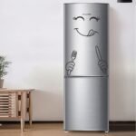 1Pc Playful Fashion Glasses Joyful Face Refrigerator Wall Sticker - Cartoon-Inspired, Easy-To-Apply & Disposable Decor For Kitchen - Image 8