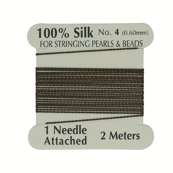 100% Thread, 1 Card Pack With Needle, 2 Meters/Per Card, Available In 20 Colors And 4 Sizes - Image 21