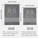 10Pcs Shoes Storage Bags, Non-Woven Travel Portable Bag, Drawstring Dustproof Bags - Image 4