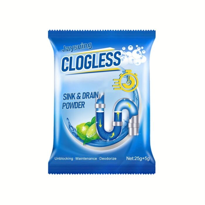 Strong Drain Unclogging Powder - Essential Tool For Motorhomes & Homes - Removes Grease, Hair, Soap Scum & Debris - Quick & Efficient Pipe Cleaning Solution For Toilets, Kitchens & More Rv Sewer Chemicals & Cleaners - Image 3