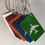1Pc Aluminium Alloy Luggage Tags Baggage Name Tags Portable Suitcase Address Label Holder With Steel Ring Travel Trunk Accessories - Image 16