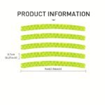 20 Packaged Wheel Safety Warning Stickers; High-Quality Materials, Self-Adhesive, Easy Installation; Protect Driving Safety With Early Warnings - Image 2