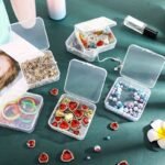 1/6Pcs Transparent Plastic Square Box, Storage Case With Cover, Small Beads Storage Container, Mini Storage Organizer For Diy Crafts Jewelry Small Items, Portable Storage Organizer, Makeup Organizer - Image 6