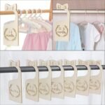 Baby Closet Divider, 7Pcs/Pack Baby Clothes Organizer Baby Decoration, Wardrobe Size Age Organizer Divider For Men Women Newborn To 18-24 Months (White 7Pcs) - Image 6