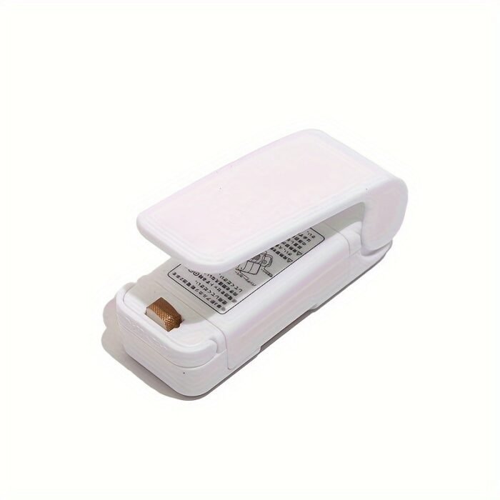 1Pc Portable Bag Heat Sealer, Plastic Package Storage Bag Snack Sealer Clip Mini Sealing Machine Handy Sticker Seal For Food Snack Gadgets - Image 9