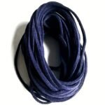 10 Yards 3Mm Bulk Man-Made Suede String - 6 Colors (Black, Navy, Brown, Teal, Sky Blue, White) For Diy Jewelry Making, Bracelets & Necklaces - Durable Craft Cord With Tangle-Free Roll Storage, Craft, Bracelet Crafting, Subtle Sheen Finish, Smooth Texture - Image 4