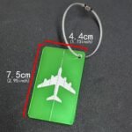 1Pc Aluminium Alloy Luggage Tags Baggage Name Tags Portable Suitcase Address Label Holder With Steel Ring Travel Trunk Accessories - Image 2