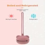 1Pc Bpa-Free Newborn Silicone Cute Colorful Panda Pacifier Case (38G), Food-Grade Silicone For Boys And Girls' Strollers And Diaper Bags, Travel Bag For Travel Comfort, Cute Style Can Also Be Used As Mommy Bag Accessory, Thanksgiving Theme - Image 12