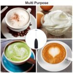 1Pc Stainless Steel Electric Milk Frother & Drink Mixer - Ultra-Fast Handheld Blender For Coffee, Lattes, Cappuccino, Matcha, Hot Chocolate & Creamer | 304 Stainless Steel, Battery-Powered, 36V, Coffee Blender - Image 14