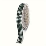 1 Roll Self Adhesive Crystal Rhinestone Strips, Crystal Ribbon Bling Gemstone Sticker With 2Mm Rhinestone Strips For Diy Arts Crafts, Wedding Parties, Car Phone Decoration, Mother'S Day Father'S Day Gift - Image 16
