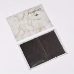 Marble Passport Holder Trendy Marble Pattern 1Pc Travel Passport Holder | Perfect For Documents And Credit Cards - Image 12