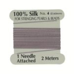 100% Thread, 1 Card Pack With Needle, 2 Meters/Per Card, Available In 20 Colors And 4 Sizes - Image 49