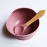1Set Baby Feeding Bowl And Spoon Set, Silicone Baby Bowl Suction Cup With Wooden Spoon Silicone Suction Base Non Slip Baby First Feeding Kit Gift For Toddler Children Girls Boys, Halloween, Thanksgiving, Christmas Gift - Image 15