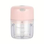 1Pc 250Ml Mini Rechargeable Garlic Chopper Meat Grinder, Durable, Sturdy, Suitable For Crushing Garlic, Chili, Onion, Ground Meat, Nuts And More! - Image 5