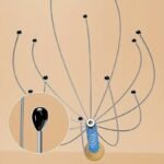 1Pc Metal Head Massager With Octopus-Inspired Design - Ergonomic Scalp Massage Comb For Deep Tissue Stimulation, Free Deformation & Soft Durable Contacts, Portable Manual Head Massager For Home/Travel Use - Image 14