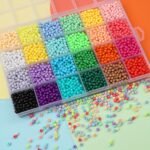 0.4Cm 0.157In Mixed Colors Acrylic Candy Round Beads For Necklace And Bracelet Making, Crafting Supplies, Vibrant Rainbow Colors, Ideal For Diy Jewelry Making