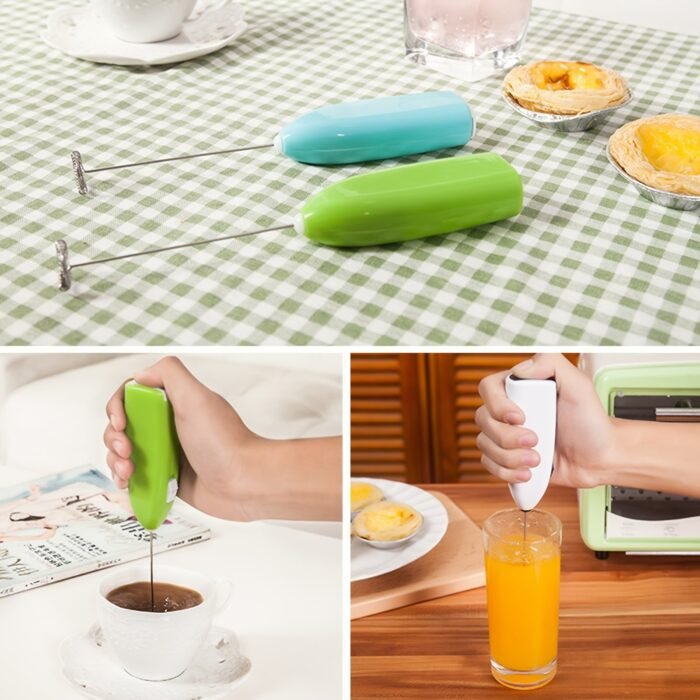 1Pc Stainless Steel Electric Milk Frother & Drink Mixer - Ultra-Fast Handheld Blender For Coffee, Lattes, Cappuccino, Matcha, Hot Chocolate & Creamer | 304 Stainless Steel, Battery-Powered, 36V, Coffee Blender - Image 13