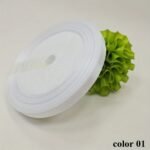 1 Roll 25 Yards 6Mm Wide Satin Ribbon Ribbon Wedding Festival Decoration With Flowers Gift Wrapping With Bow Diy Making - Image 3
