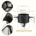 1 Pc Stainless Steel Portable Coffee Filter - Easy To Clean, Reusable, Paperless Pour Over Dripper With Foldable Funnel - Image 4