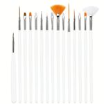15Pcs Fine Detail Paint Brush Set - Miniature Paint Brush For Detailing & Art Painting - Acrylic, Watercolor, Oil, Models, Airplane Kits, Nail Artist Supplies - Image 4
