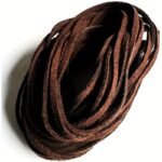 10 Yards 3Mm Bulk Man-Made Suede String - 6 Colors (Black, Navy, Brown, Teal, Sky Blue, White) For Diy Jewelry Making, Bracelets & Necklaces - Durable Craft Cord With Tangle-Free Roll Storage, Craft, Bracelet Crafting, Subtle Sheen Finish, Smooth Texture - Image 10
