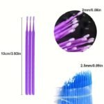 100Pcs Car Cleaning Brush Small Brush Micro Brush Tips Car Accessories Head Exhaustive Cleaning Painting - Image 4