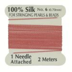 100% Thread, 1 Card Pack With Needle, 2 Meters/Per Card, Available In 20 Colors And 4 Sizes - Image 26
