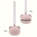 1Pc Bpa-Free Newborn Silicone Cute Colorful Panda Pacifier Case (38G), Food-Grade Silicone For Boys And Girls' Strollers And Diaper Bags, Travel Bag For Travel Comfort, Cute Style Can Also Be Used As Mommy Bag Accessory, Thanksgiving Theme - Image 13