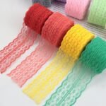10 Yards Lace Trim Colorful Lace Ribbon For Sewing Gifts Wrapping Bridal Wedding Decorations - Image 8